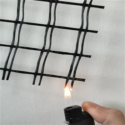 Géogrille en fibre de verre asphaltée pour la construction de routes
